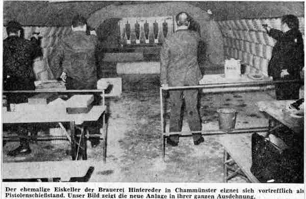 Eiskeller Schießanlage 1970