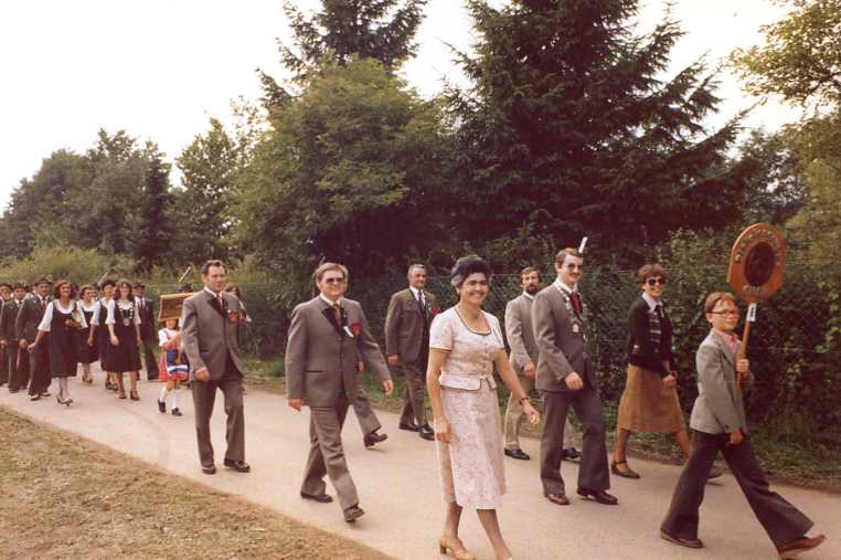 Fahnenweihe in Chamerau