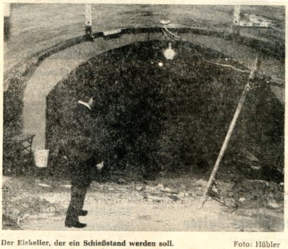 Baustelle des Schießstandes